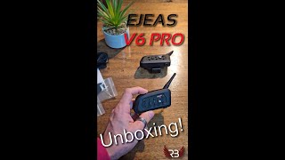 Unboxing  Intercomunicadores EJEAS V6 Pro [upl. by O'Neill963]