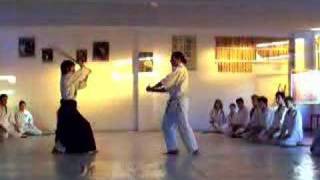 AIKIDO CDA  SAKANASHI LEONARDO SENSEI  BOKEN 1 [upl. by Nireves663]