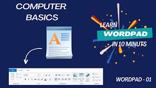 Wordpad course for beginner  Wordpad 01 [upl. by Elhsa]