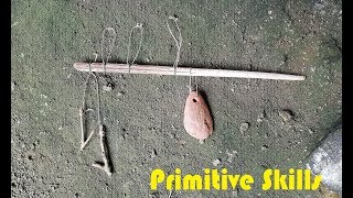 Primitive Skills The Primitive Balance Are Made From Wood and Stone [upl. by Elik]