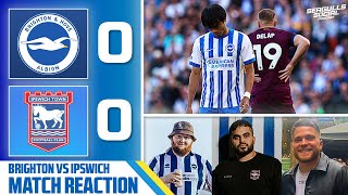 Muric Masterclass As IpSwitch The Script At The Amex  Brighton 00 Ipswich  MATCH REACTION [upl. by Dorsman]