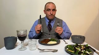 1950’s Table Etiquette Demonstration By A Fancy Gentleman🍴ASMR Role Play [upl. by Skvorak]