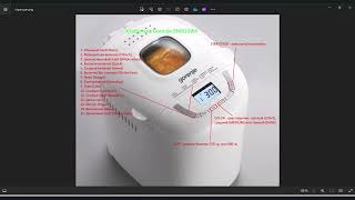 Хлебопечь Gorenje BM910WII  инструкция [upl. by Notnats]
