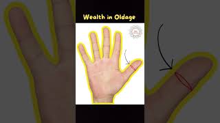 Great Wealth in Oldage Signs in Hand  facts astrology ytshorts [upl. by Aikahc]