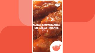 La mejor receta de ALITAS BROASTER  Comedera [upl. by Eineg]