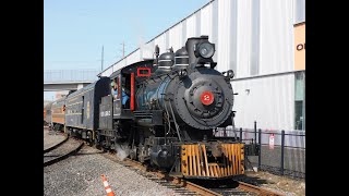 Polson Logging CO 2 Runs Luck Of The Irish Train At The Oregon Rail Heritage Center In Portland OR [upl. by Plate]