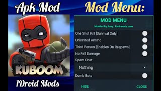 Mod Menu KUBOOM [upl. by Aloysius]