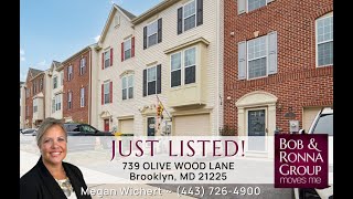 Just Listed 739 Olive Wood Lane Brooklyn MD 21225 [upl. by Nyraa]