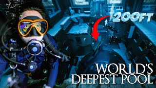 Exploring The Worlds Deepest Swimming Pool Deep dive Dubai [upl. by Faustus833]