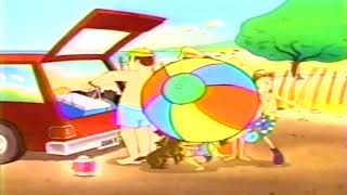 Coppertone Sunscreen Animated Family TV Commercial June 1990 [upl. by Genovera869]