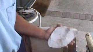 Flintknapping Novaculite Laurel Leaf Part 4 [upl. by Tound717]