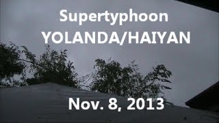 Super Typhoon HaiyanYolanda [upl. by Anirehtac]