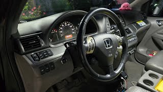 DIY TSX STEERING WHEEL SWAP INTO 0510 ODYSSEY [upl. by Rodnas]