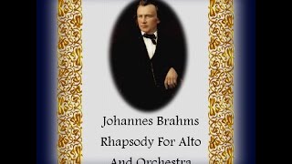 Brahms  Alto Rhapsody [upl. by Anatolio382]