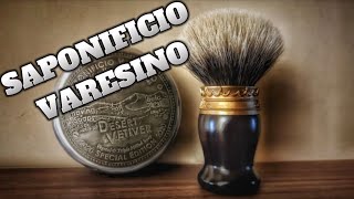 💈Saponificio Varesino High Mountain White Badger💈Saponificio Varesino Desert Vetiver [upl. by Ahsoik]