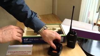 Talkie Walkie CRT PM400 UHF PMR446 Presentation GoTechnique [upl. by Lecram619]