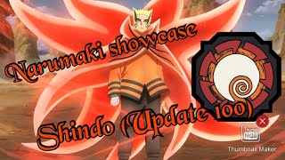 Narumaki awakening showcase Shindo Update [upl. by Etan]