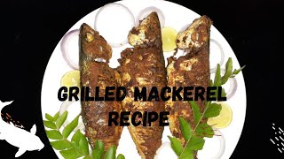 Grilled Mackerel Recipe 😋  Ayala Chuttadh  Grilled Fish Recipe  Crispy Lounge [upl. by Marte]