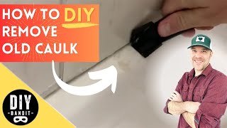 🔥 How to DIY Remove 100 Silicone Caulk Old Stubborn➔ Stuck to the Fiberglass Shower Tub PanBase [upl. by Onirefes]