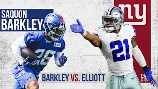 Madden 19 Spielerkarriere Deutsch  Saquon Barkley 02 Barkley vs Elliott [upl. by Nyladgam]