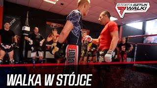 Walka w stójce  Tomasz Drwal Strefa Sztuk Walki [upl. by Diarmuid]