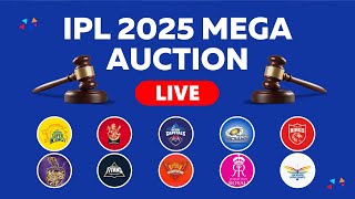 🔴Live IPL Mega Auction  IPL Auction Live  TATA IPL 2025 Auction Live Streaming [upl. by Aleka]