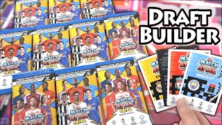 MATCH ATTAX EXTRA 202324 Champions League Draft Builder Opening  The BEST Team 11 Pack Opening [upl. by Elocaj]