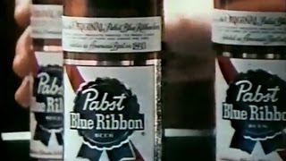 Pabst Blue Ribbon Beer Weight Lifter Commercial 1978 [upl. by Arykat]