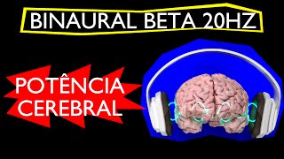 Sommúsica para estudar concentração eliminar o cansaço e a sonolência  Binaural beta 20 Hz [upl. by Curr]