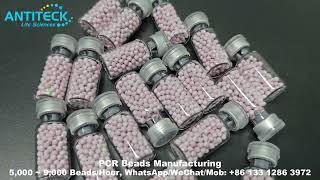 PCR Bead Manufacturing Lyophilized Bead Large Scale Production  Lyobeads Forming System  ANTITECK [upl. by Aivilo]