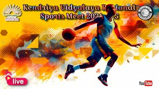 KENDRIYA VIDYALAYA REGIONAL SPORTS MEET 2024  25 LIVE [upl. by Nahsyar915]