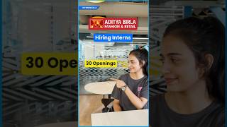 Aditya Birla Fashion amp Retail Internship Opening  Human Resources Internship in Pune location [upl. by Jago]