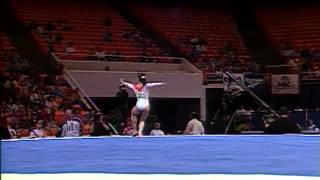 Corina Ungureanu  Floor Exercise  1998 International Team Gymnastics Championships  Women [upl. by Noeled]