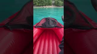 Cruising with the Advanced Elements Packlite at a lake amp r iver in Austria [upl. by Also905]