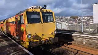 Colas Rail tamper DR75406 at Dockyard station 1324 [upl. by Inaffit733]