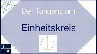 Tangens am Einheitskreis [upl. by Annaitsirhc]