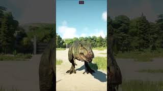 TRex VS Giganotosaurus in JWE2 jurassicworld jurassicpark dinosaurs dino jwe2 dinosaurios [upl. by Georgeanna]