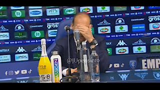 ALLEGRI post EmpoliJuve 41 quotPenalizzazione È stato uno stillicidio sono stancoquot conferenza stampa [upl. by Fedak]