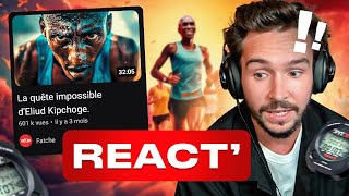 La quête IMPOSSIBLE des 2 heures au marathon  REACT Fatche [upl. by Arramahs]