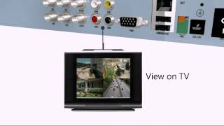 4 CH H264 DVR Outdoor Surveillance Camera System [upl. by Akiv]