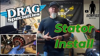 Harley Davidson Stator Install2016 103 Twin Cam FLHTCU harleydavidson dragspecialties [upl. by Llertram847]