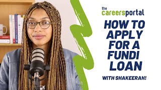 How To Apply For A Fundi Student Loan  Careers Portal [upl. by Atlee]