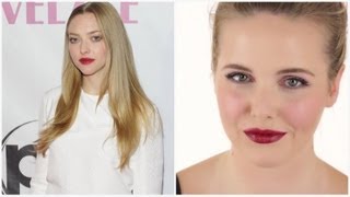 Makeup Look I did on Amanda Seyfried  Red Carpet by Monika Blunder [upl. by Yarrum]