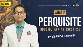 64 Definition of Perquisite  Allowance Vs Perquisite  Income under head Salary [upl. by Anilasor]