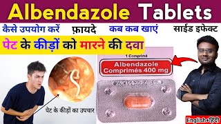 Albendazole  Albendazole Tablets Uses  Albendazole Syrup Dose For Child  Anti Parasitic Medicine [upl. by Aninaig]