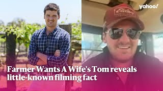 Farmer Wants A Wifes Tom reveals littleknown filming fact  Yahoo Australia [upl. by Huckaby]