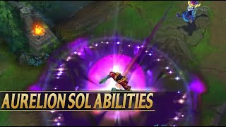 AURELION SOL REWORK ALL NEW ABILITIES GAMEPLAY EXPLAINED  League of Legends [upl. by Llehsim]