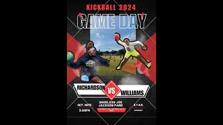 Richardsons VS Williams Kickball Game Day 2024 [upl. by Drusy]