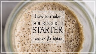 How to make a Sourdough Starter [upl. by Arrec]