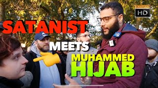 Satanist meets Muhammed Hijab Hijab Vs Satanist  Speakers Corner  Hyde Park [upl. by Emile]